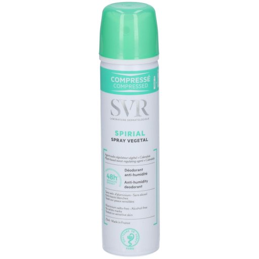 SVR Spirial Spray Végétal 75ml – Deodorante Anti-Traspirante Naturale con Attivi Vegetali