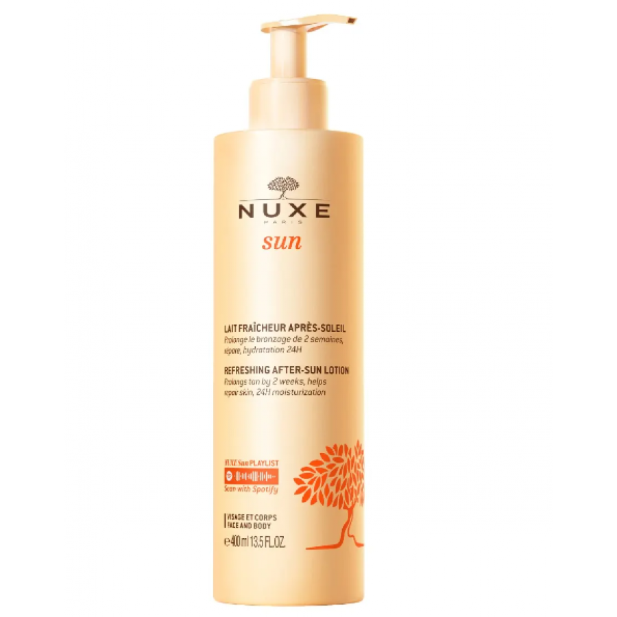 Nuxe Sun - Latte Doposole Rinfrescante Viso e Corpo 400ml - Idratazione e Prolungamento dell'Abbronzatura