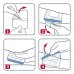 Leukomed Sorbact Medicazione post operatoria 8x10cm 3 Pezzi - Guarigione Avanzata con Tecnologia Sorbact