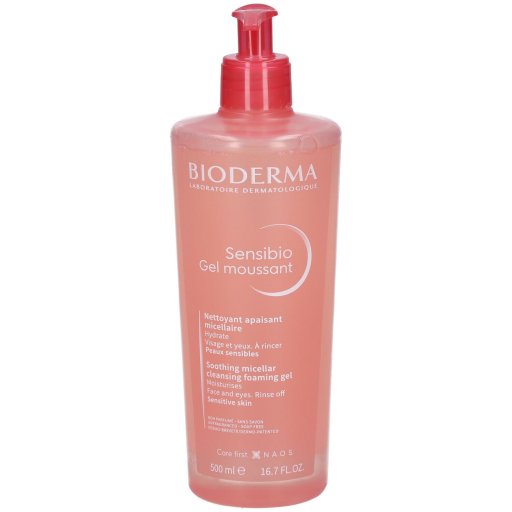 BIODERMA Sensibio, Gel Moussant, 500 ml