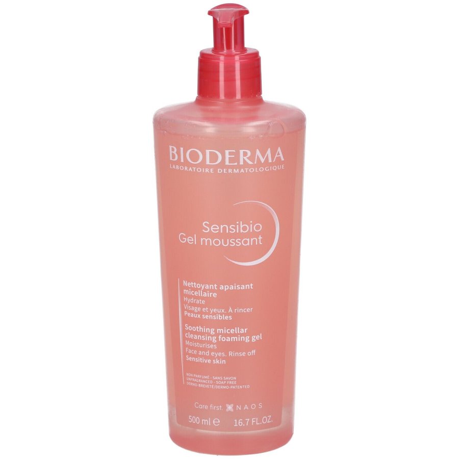 BIODERMA Sensibio, Gel Moussant, 500 ml
