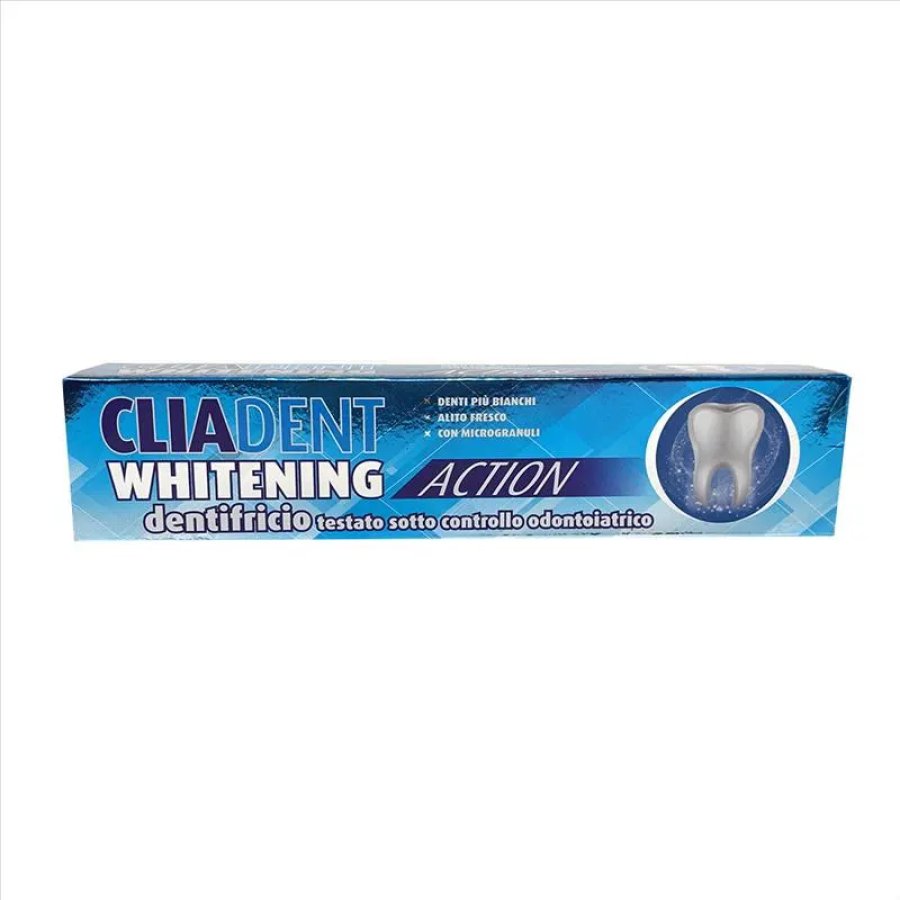 Budetta Farma, Cliadent Whitening Action Dentifricio, 75 ml
