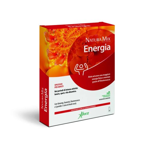 Aboca Natura Mix Advanced Energia, 10 Flaconcini Aboca Natura Mix Advanced Energia, 10 Flaconcini