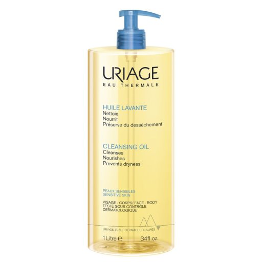 Uriage Eau Thermale, Olio Lavante Detergente, 1 Litro