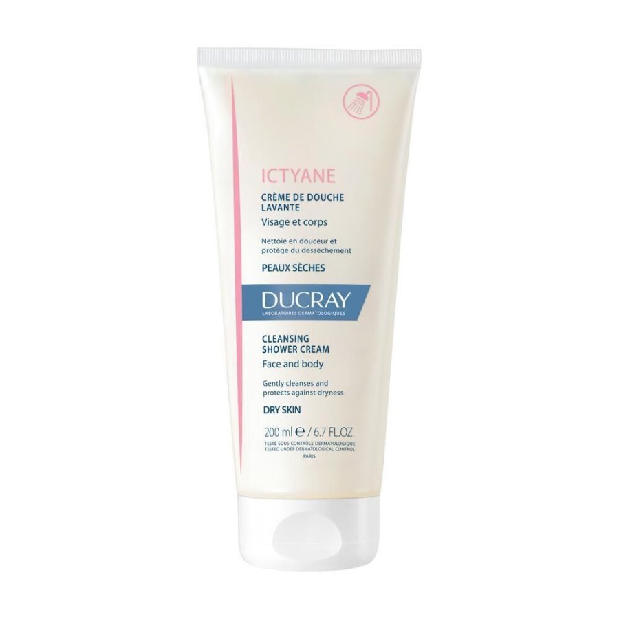 Ducray Ictyane Crema Doccia Detergente, 200 ml