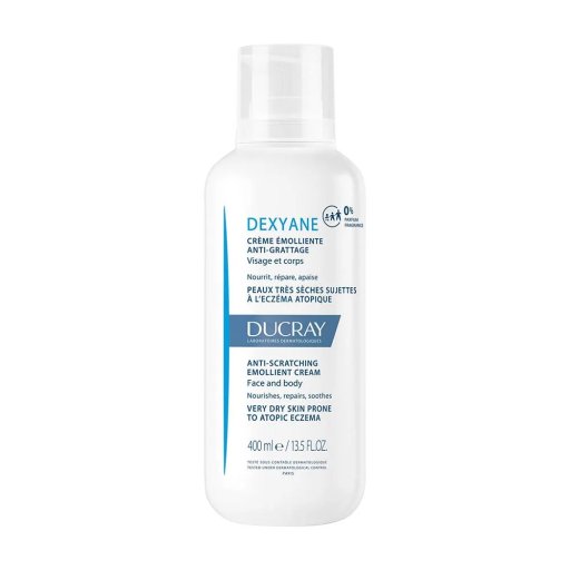 Ducray, Dexyane Crema Emolliente Anti-Grattage, 400 ml