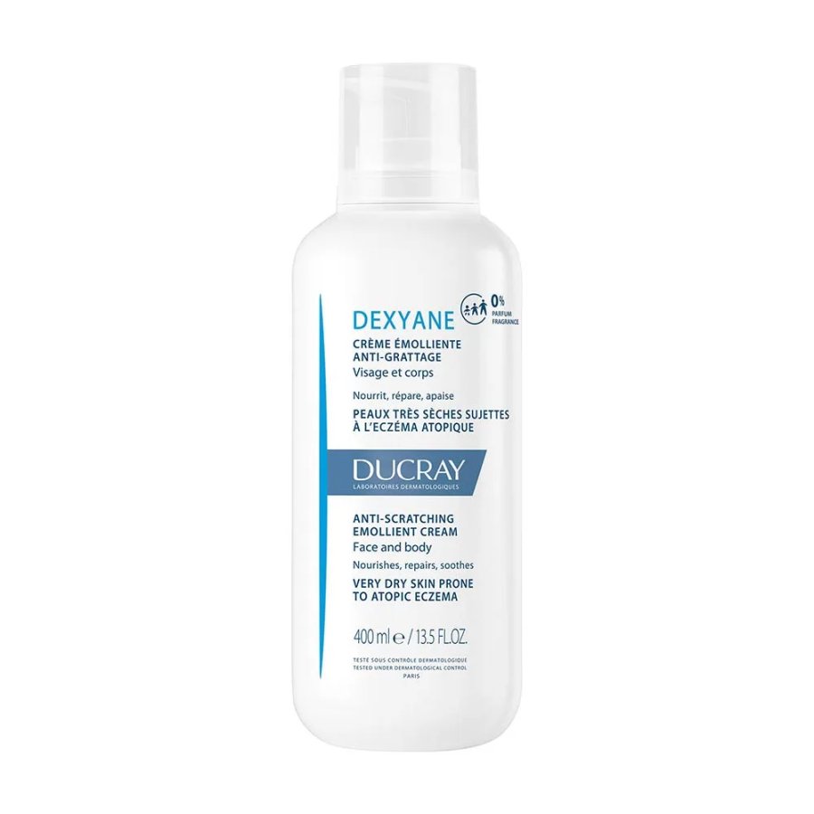 Ducray, Dexyane Crema Emolliente Anti-Grattage, 400 ml