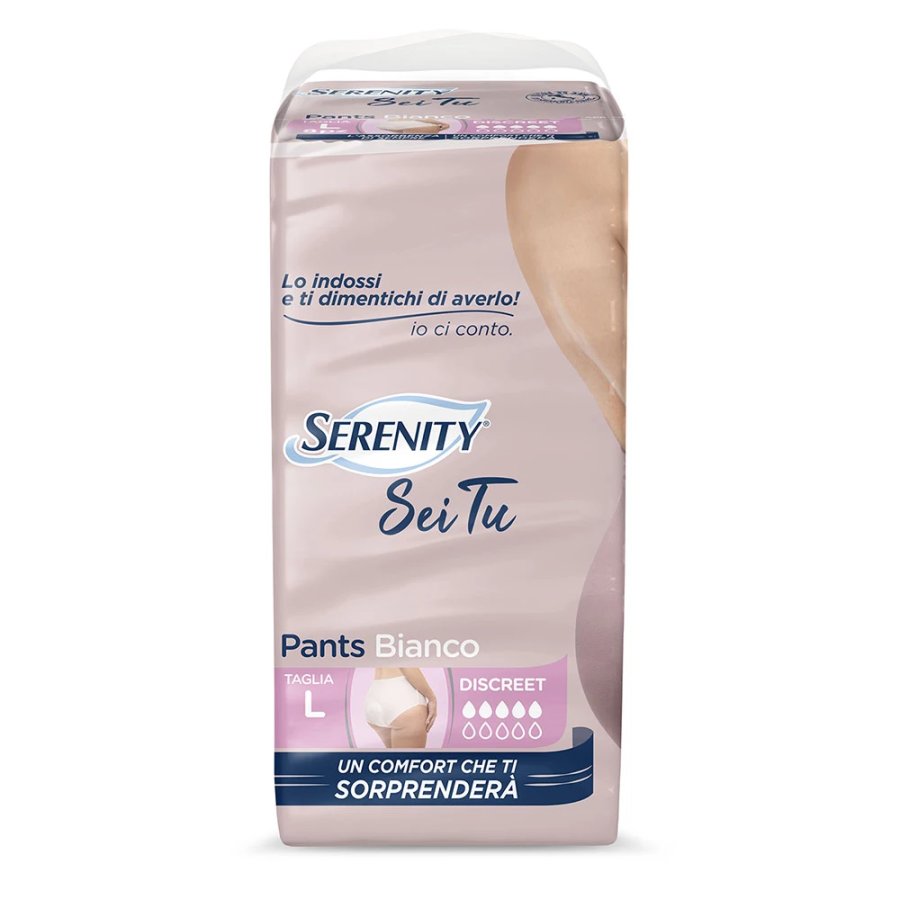 Serenity Pants Sei Tu Pannolone a Mutandina Taglia L, 12 Pezzi