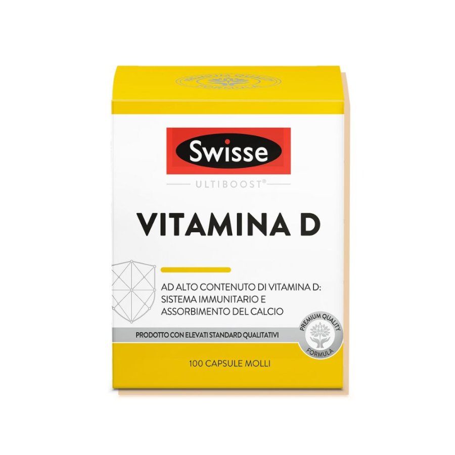 Swisse Vitamina D 1000 UI, 100 capsule molli