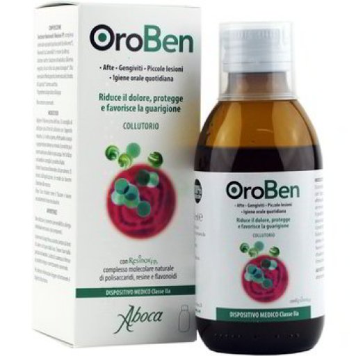 Aboca OroBen Collutorio, 150 ml - Sollievo per Afte e Gengiviti