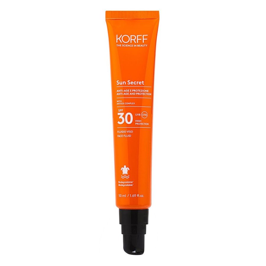 Korff Sun Secret Fluido Viso SPF 30, 50 ml