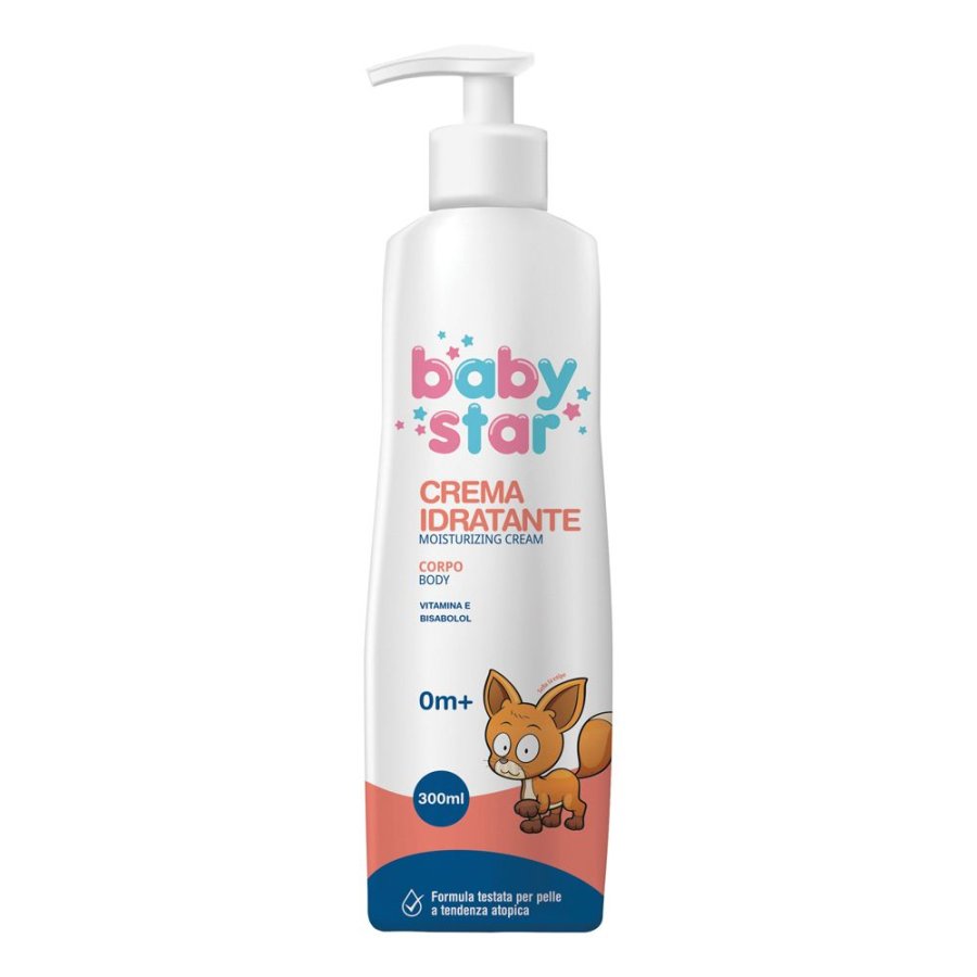 BABYSTAR Crema Idratante Corpo Bambini, 300 ml BABYSTAR Crema Idratante Corpo Bambini, 300 ml