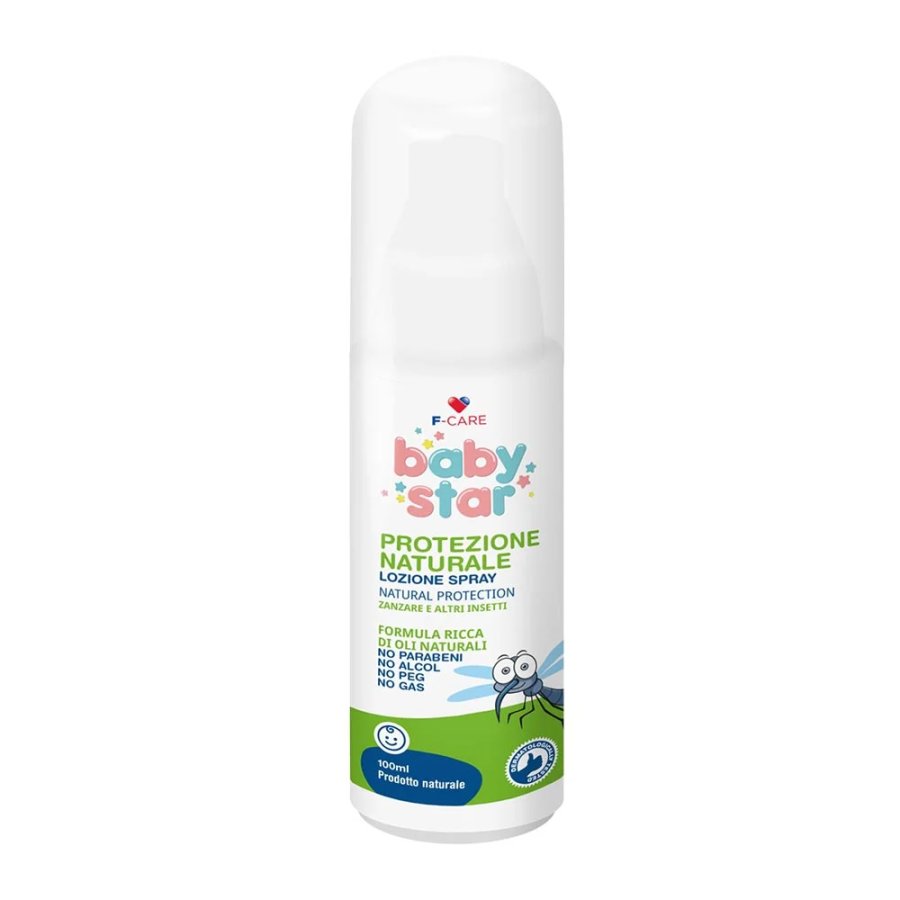 Baby Star Lozione Insetto-repellente Spray, 100 ml