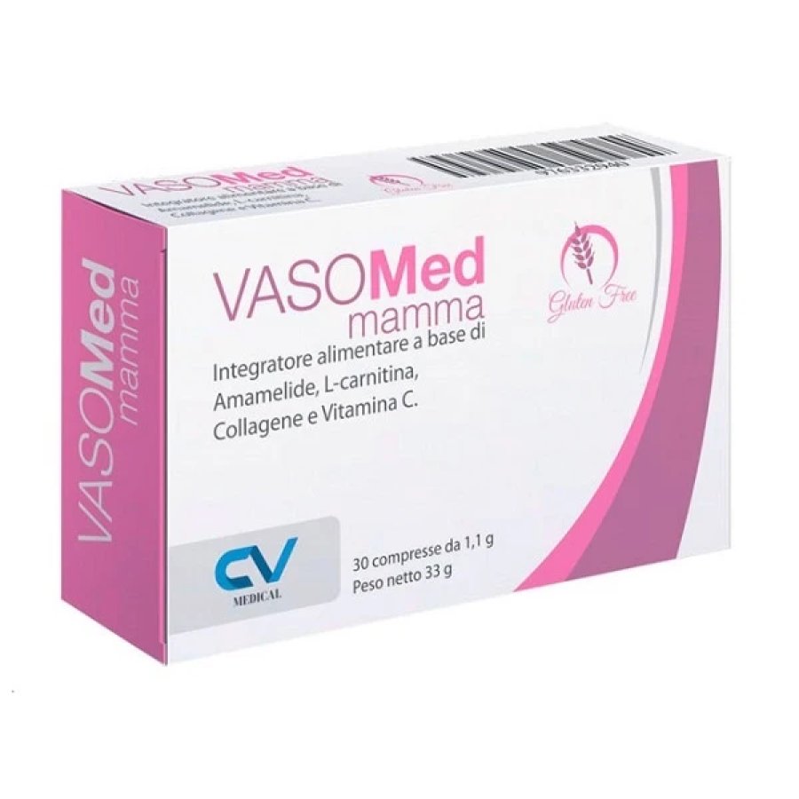 Cv Medical, Vasomed Mamma, 30 Compresse 
