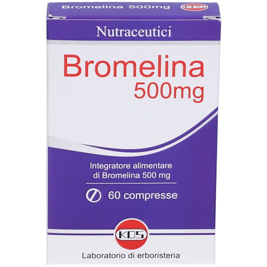 KOS, Bromelina 500mg, 60 Compresse