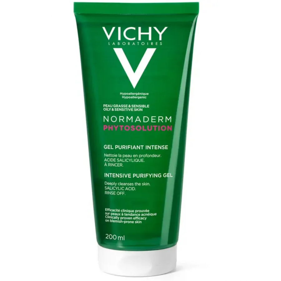 Vichy Normaderm Gel Detergente Anti-Imperfezioni 200ml - Trattamento per la pelle acneica e grassa