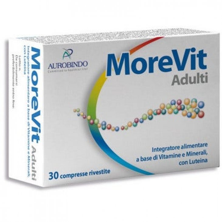 Aurobindo Pharma Morevit Adulti 30 Compresse - Integratore per Energia e Benessere