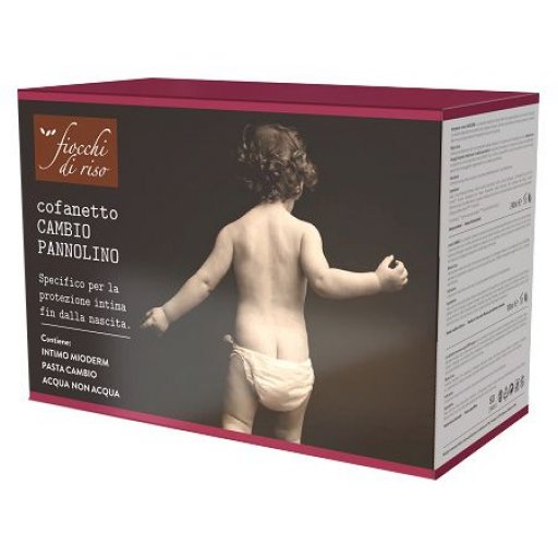 Cofanetto Cambio Pannolino Fiocchi Di Riso - Kit Completo per l'Igiene del Bambino