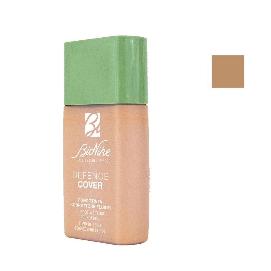 Bionike, Defence Cover Fondotinta Correttore Fluido N.104 Miel SPF30, 40 ml