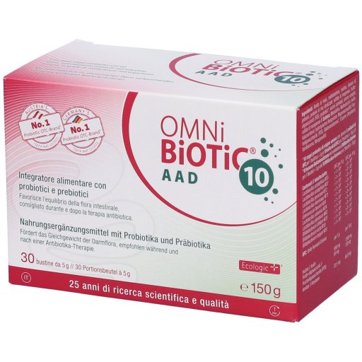 Allergosan, OmniBiOTiC 10 AAD, 30 Bustine Allergosan, OmniBiOTiC 10 AAD, 30 Bustine