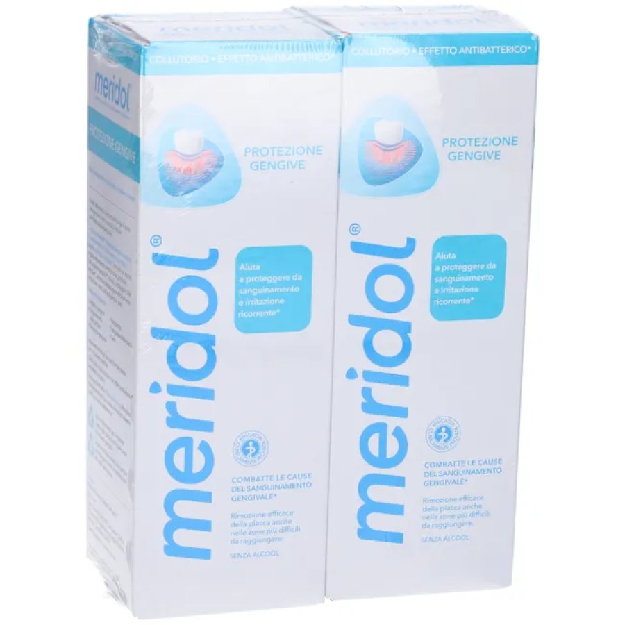 Meridol Protezione Completa Collutorio per Gengive Sanguinanti, 2 x 400ml