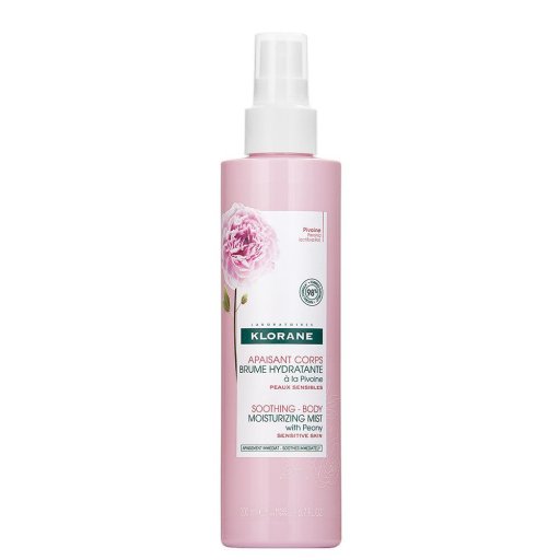 Klorane Latte Idratante Nebulizzato alla Peonia 200 ml -  Latte Corpo Lenitivo Spray