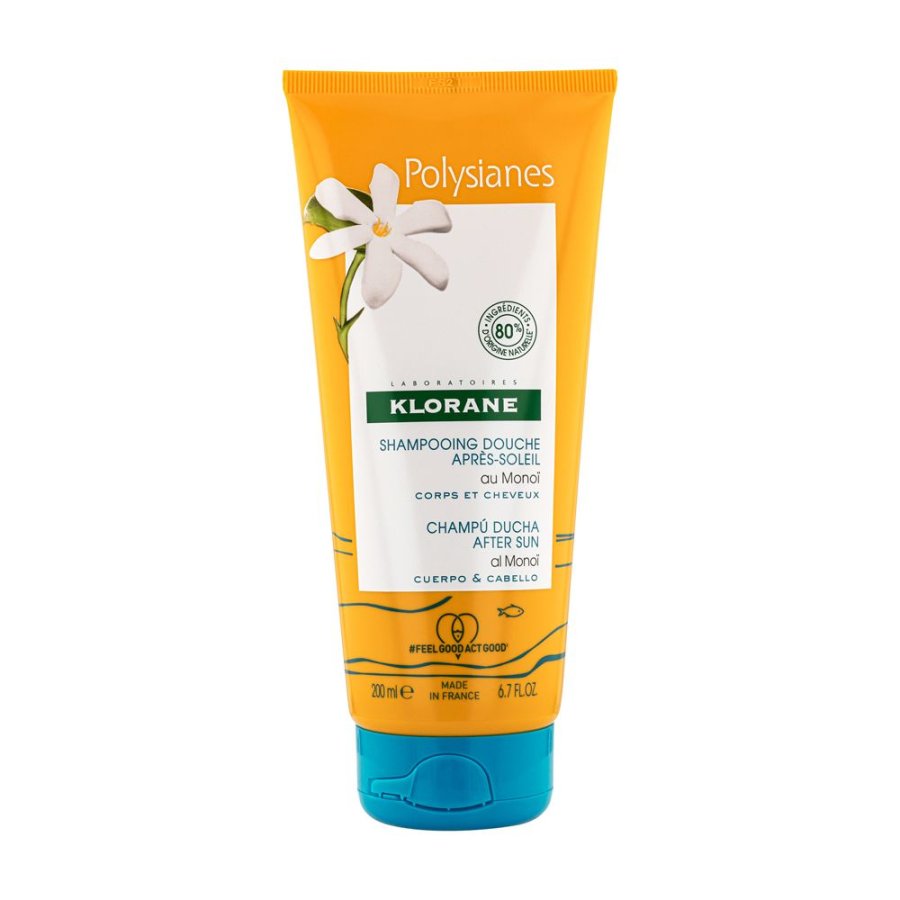 Klorane Shampoo Doccia Doposole Monoï 200ml 