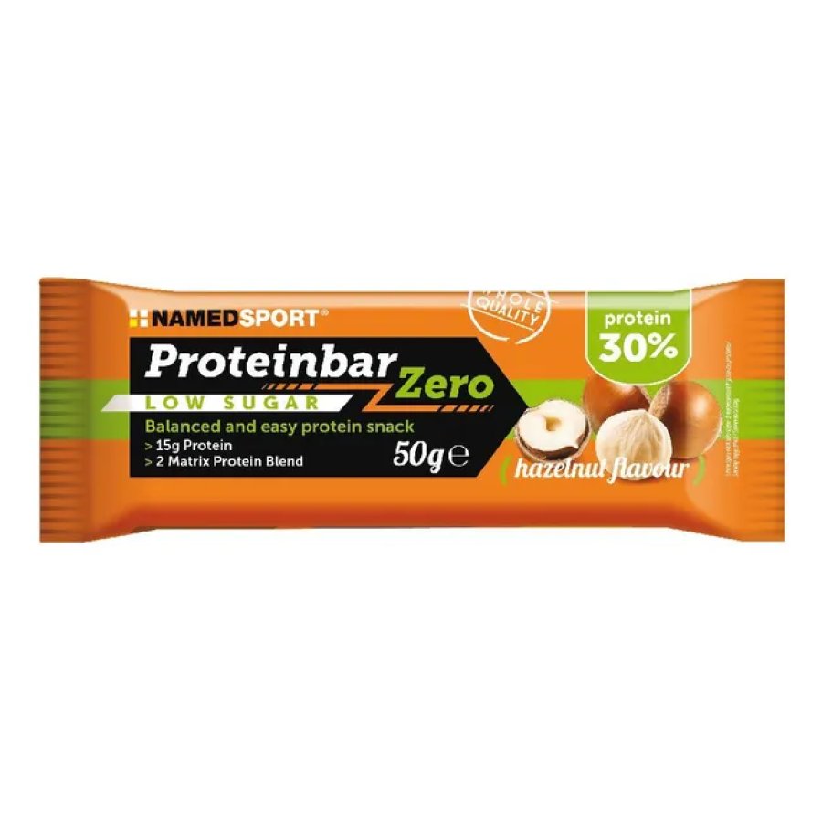 Named Sport, Proteinbar Zero Barretta Proteica Hazelnut, 50 g