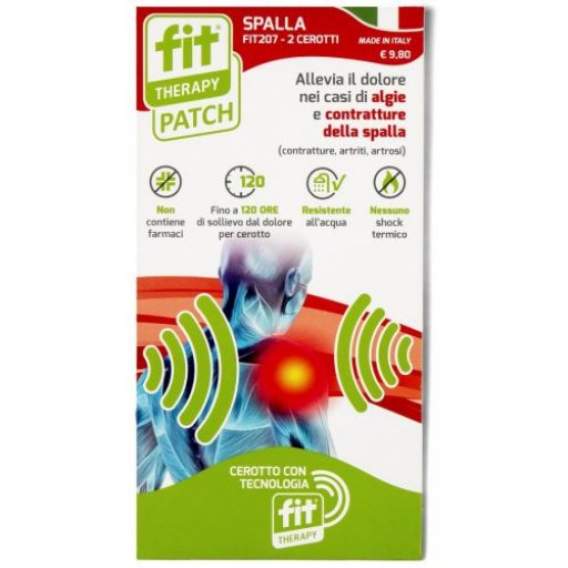 Fit Therapy Cerotto Spalla 2 Pezzi - Sollievo per Dolori Muscolari e Contratture