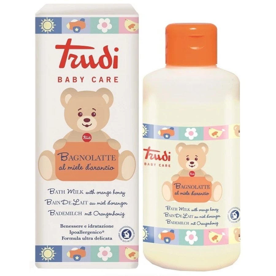 Trudi Baby Care Bagnolatte al Miele d’Arancio, 250 ml