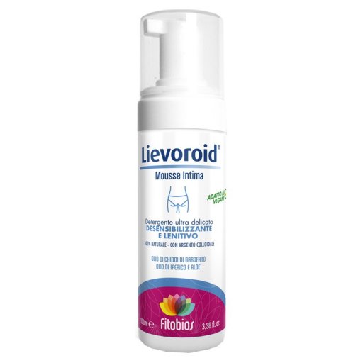 Lievoroid Mousse Intima Detergente Ultra Delicato 100ml - Igiene Intima Naturale