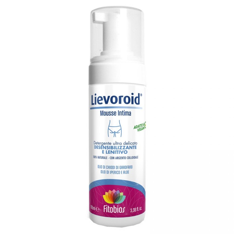 Lievoroid Mousse Intima Detergente Ultra Delicato 100ml - Igiene Intima Naturale