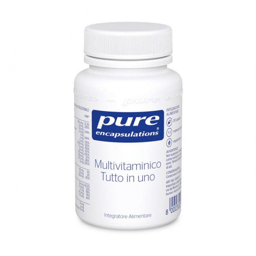 Nestlé Pure Encapsulations Multivitaminico Tutto In Uno 30 Capsule - Integratore Multivitaminico