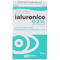GR Farma, Gocce Oculari Idratanti e Rinfrescanti 0,2%, 10 ml GR Farma, Gocce Oculari Idratanti e Rinfrescanti 0,2%, 10 ml