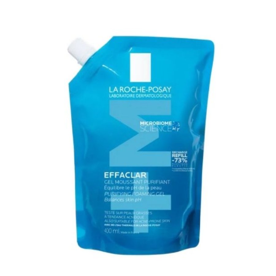 La Roche-Posay Effaclar Refill Gel Anti-Imperfezioni, 400 ml