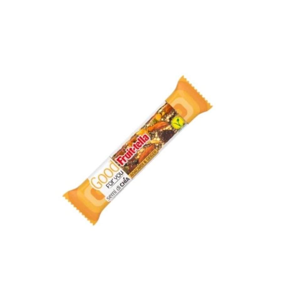 Fruittella Good For You Barretta Anacardi E Ginger, 36 g