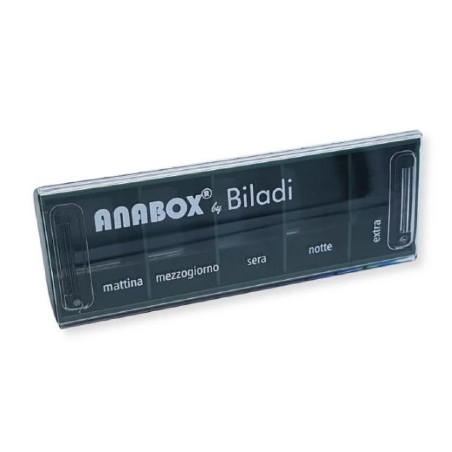 Anabox Portapillole Giornaliero con 5 Scomparti, 1 Pezzo
