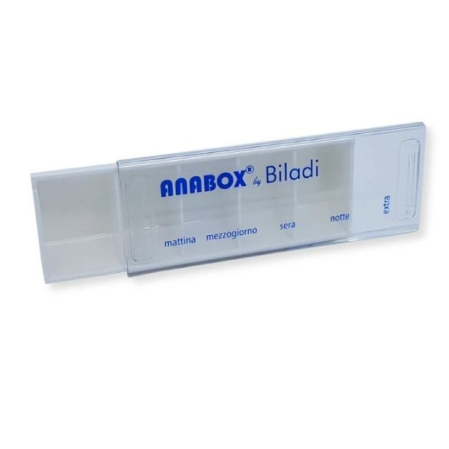 Anabox Portapillole Giornaliero con 5 Scomparti, 1 pezzo