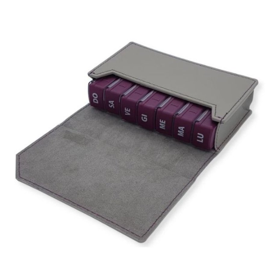 Anabox Portapillole Settimanale da Viaggio con Custodia Elegante, 1 pezzo