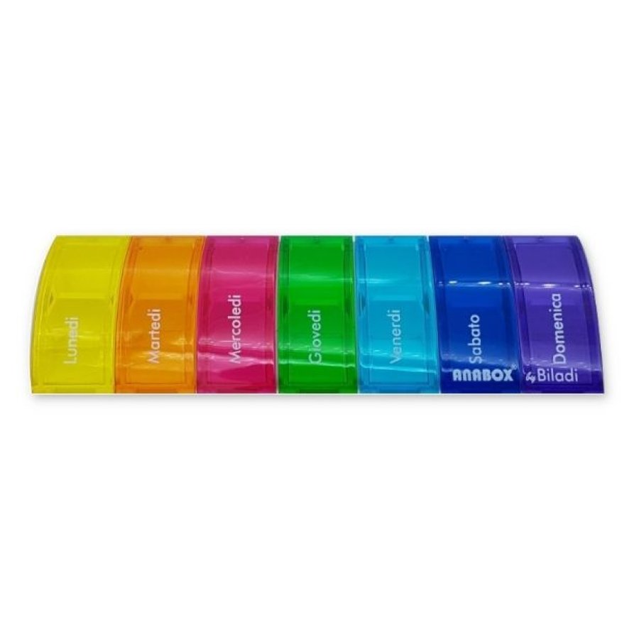 Anabox Portapillole settimanale 1x7 Giorni Plus, 1 pezzo