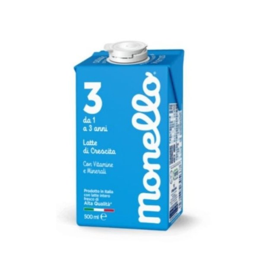 Monello 3 Latte di crescita 1-3 anni, 500 ml