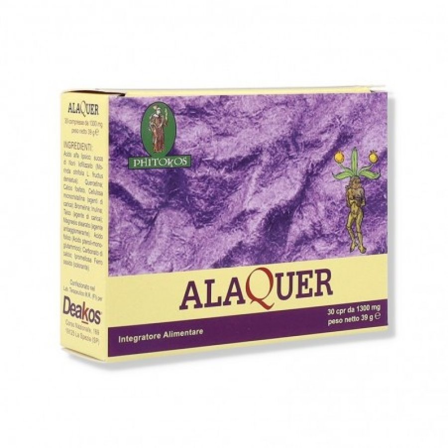 Alaquer - 30 Compresse, Integratore Multivitaminico per la Tua Salute