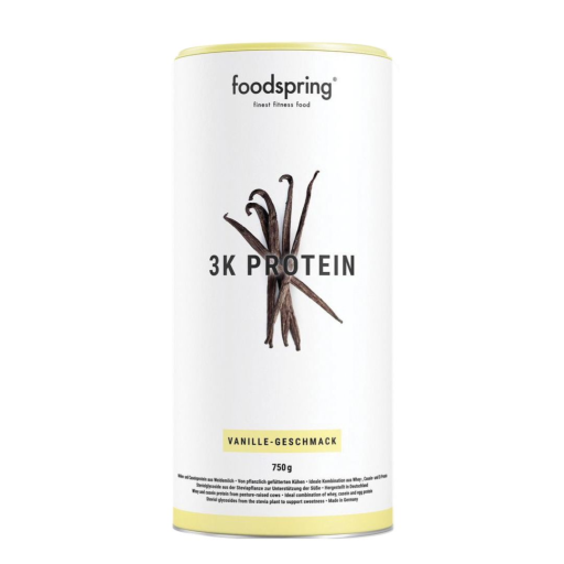 3K Protein Vaniglia 750g – Proteine Multicomponenti, Gusto Vaniglia, Per Atleti
