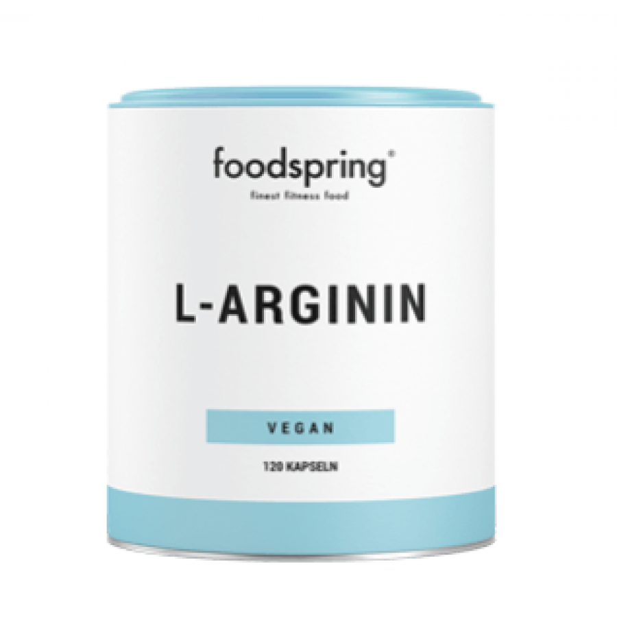 Foodspring L-Arginina 120 Capsule - Integratore Vegetale per Massimizzare l'Allenamento