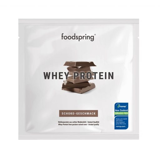 Foodspring Whey Protein Cioccolato 30g - Alimento Proteico Monodose