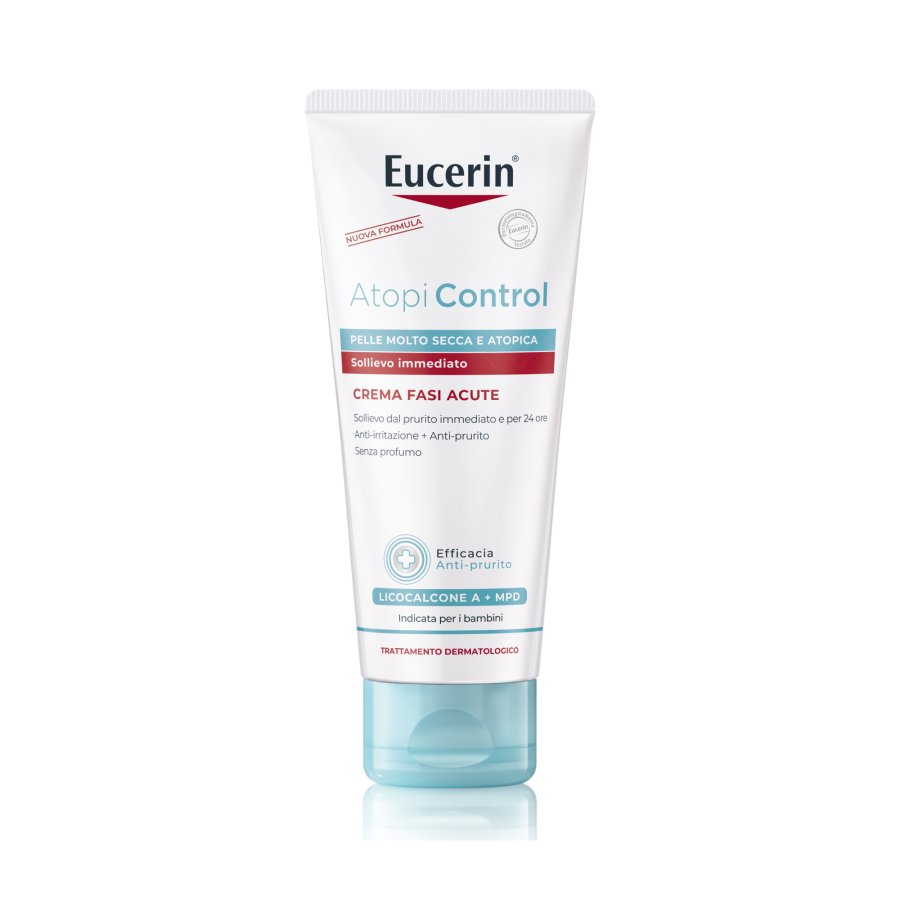 Eucerin AtopiControl - Crema Fasi Acute Pelle molto Secca e Atopica, 100ml