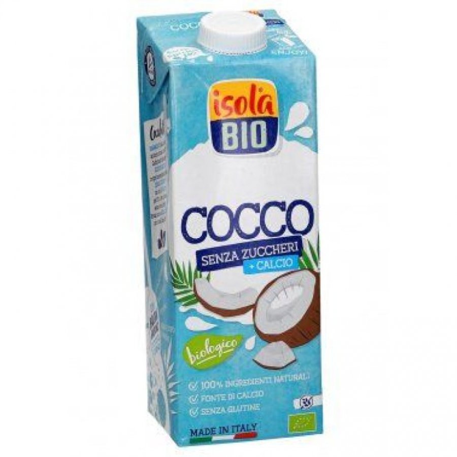 Isola Bio Bevanda Al Cocco Con Calcio 1 Litro