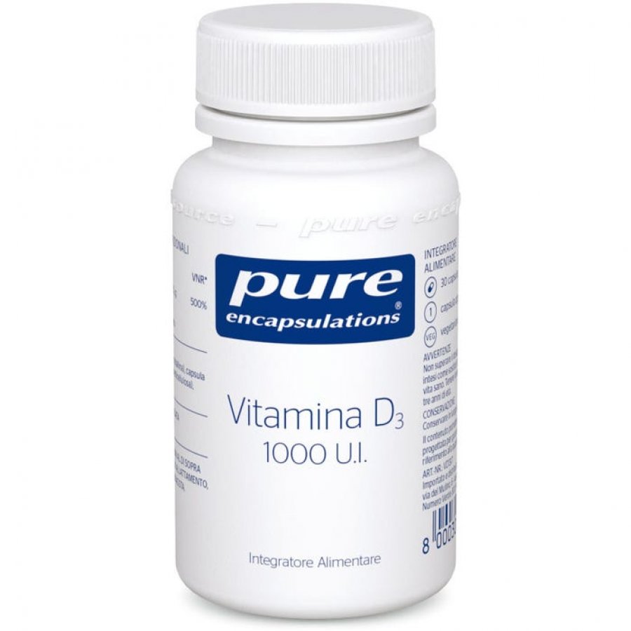 Nestlé - Pure Encapsulations Vitamina D3 30 Capsule - Integratore di Vitamina D