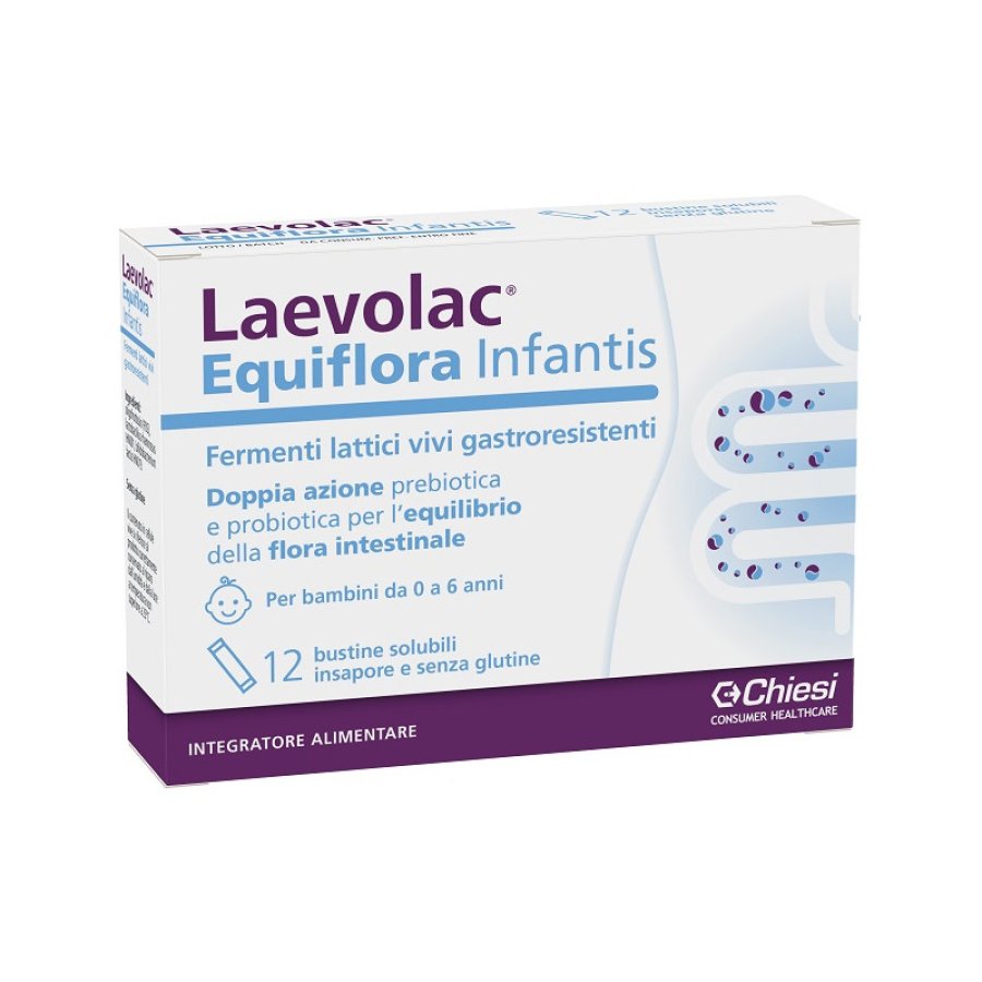 Laevolac Equiflora Infant 12 Bustine - Integratore per lattanti e bambini