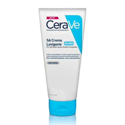 CeraVe SA Crema Levigante 10% UREA per pelle molto secca e screpolata 177 ml